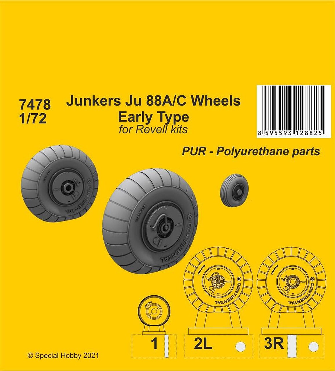 thumbnail image 2 of CMK Junkers Ju 88C-2 Night Fighter Conversion Set 1:32 – For Revell Kits 2 of 6