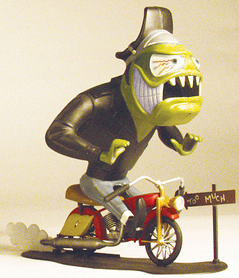 Hawk-Models Weird-Oh's Figure Davey Way Out Cyclist