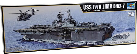 1/350 トランペッター　USS イオージマ LHD-7 他 プラモデルセット Trumpeter USS Iwo Jima LHD-7 Amphibious Assault Ship